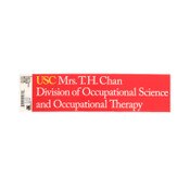 USC Trojans Cardinal Chan School of Occupational Science and Therapy Decal